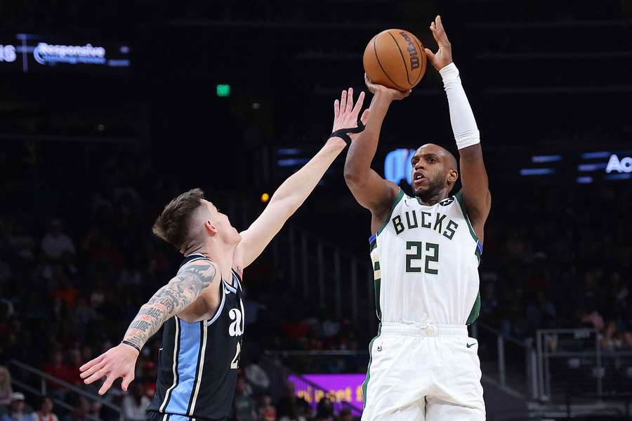 Khris Middleton komt woensdag waarschijnlijk nog niet in actie voor de Bucks