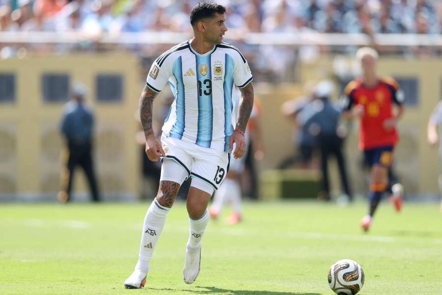 El Cuti Romero, con Argentina, en la final del Mundial ante España El Cuti Romero, con Argentina, en la final del Mundial ante España