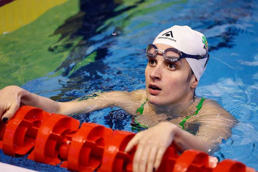Ana Guedes, recordista nacional com 26,58 segundos, nadou a distância em 27,19 na final Ana Guedes, recordista nacional com 26,58 segundos, nadou a distância em 27,19 na final