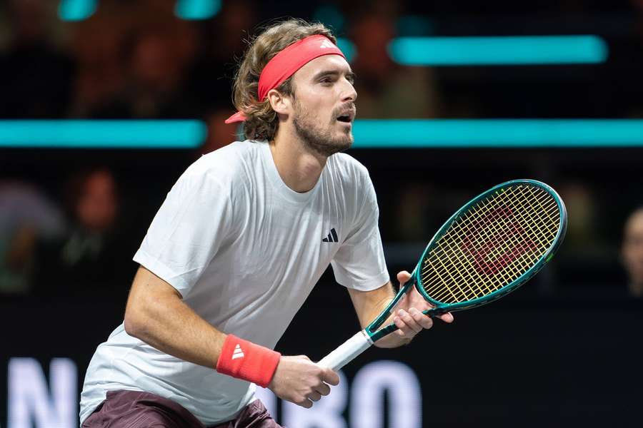 Stefanos Tsitsipas in Aktion