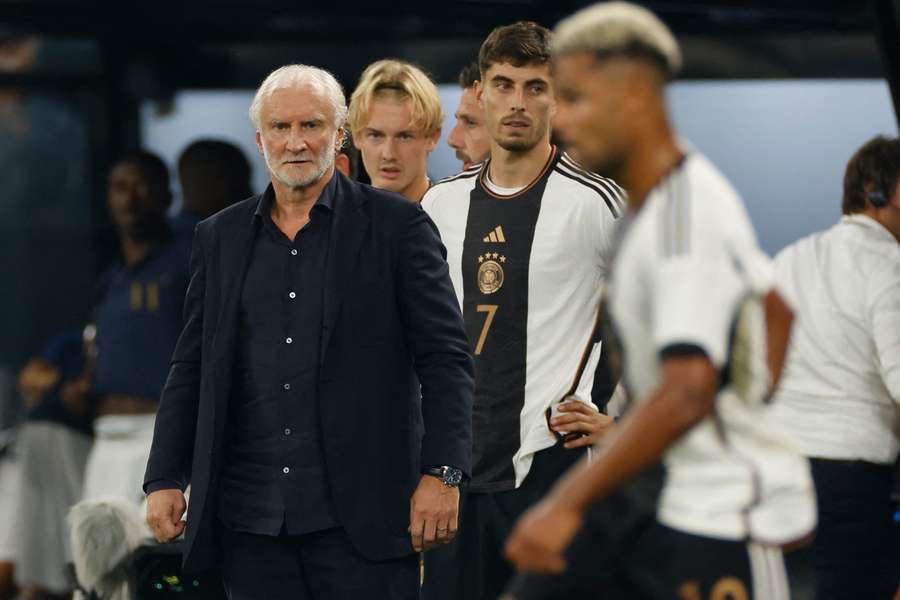 Rudi Völler betreute die deutsche Nationalmannschaft lediglich für ein Spiel.