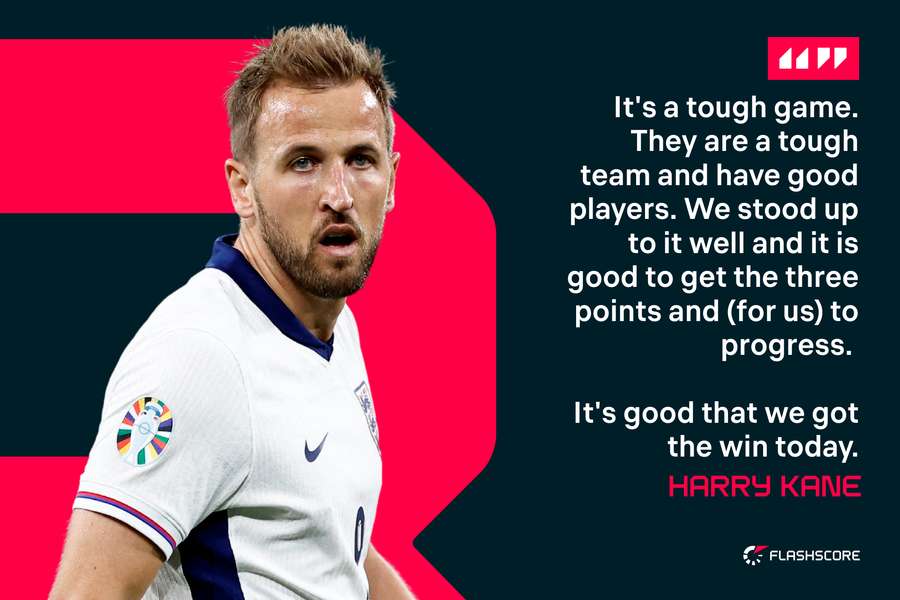 Kane speaks after England's win