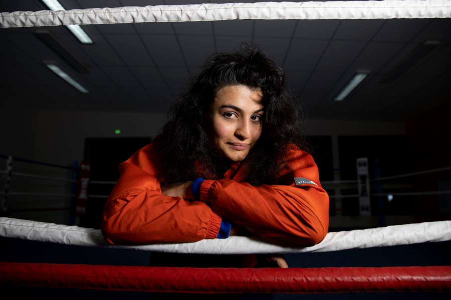 Sadaf Khadem le 3 octobre à l'issue d'un entraînement à Royan.