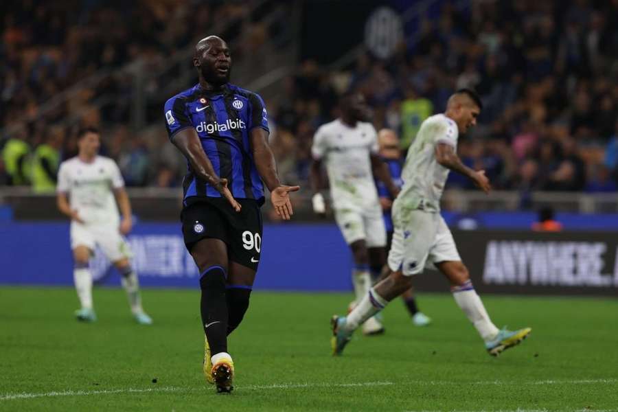 Lukaku só jogou duas partidas pela Inter de Milão desde agosto