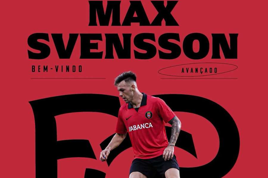 Max Svensson oficializado pelo Penafiel Max Svensson oficializado pelo Penafiel