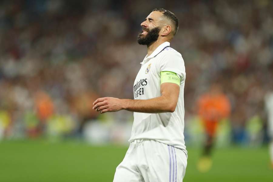 Karim Benzema lors de la rencontre de Ligue des champions face au Shakthar. 