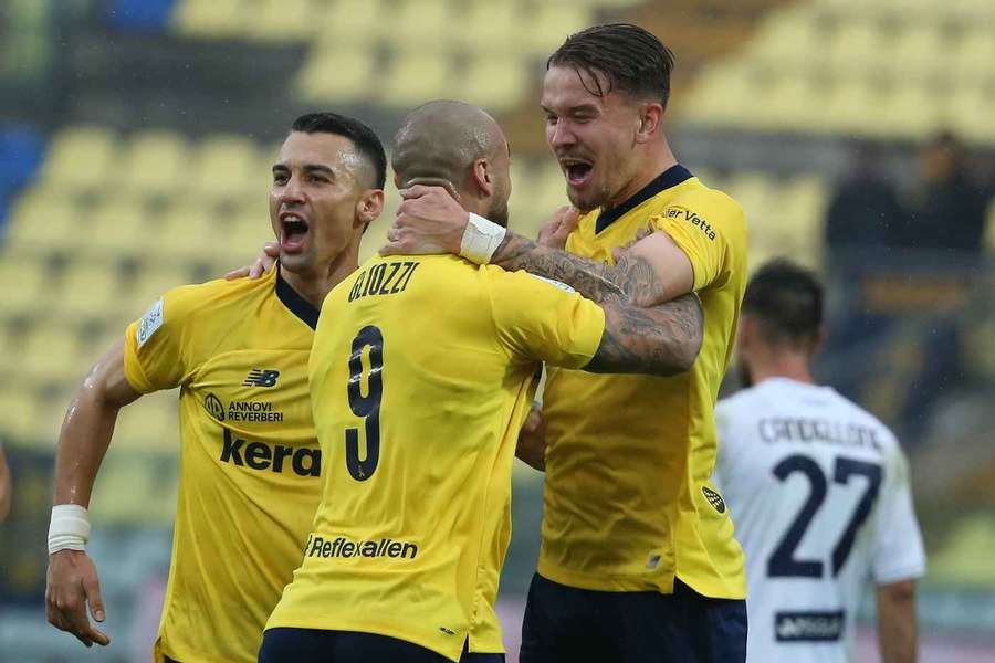 L'esultanza di Gliozzi