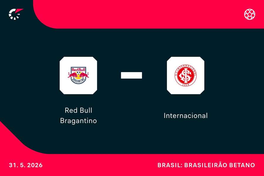 Bragantino e Internacional duelam na manhã deste domingo (31)