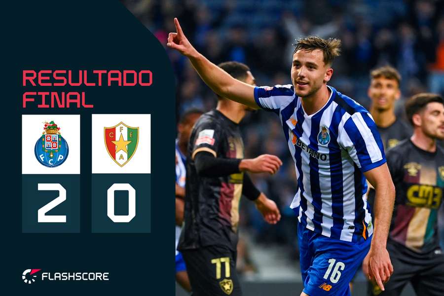Nico González abriu o marcador para o FC Porto