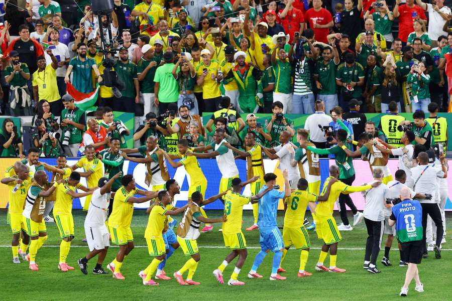 África do Sul celebrou apuramento para a fase a eliminar desta forma