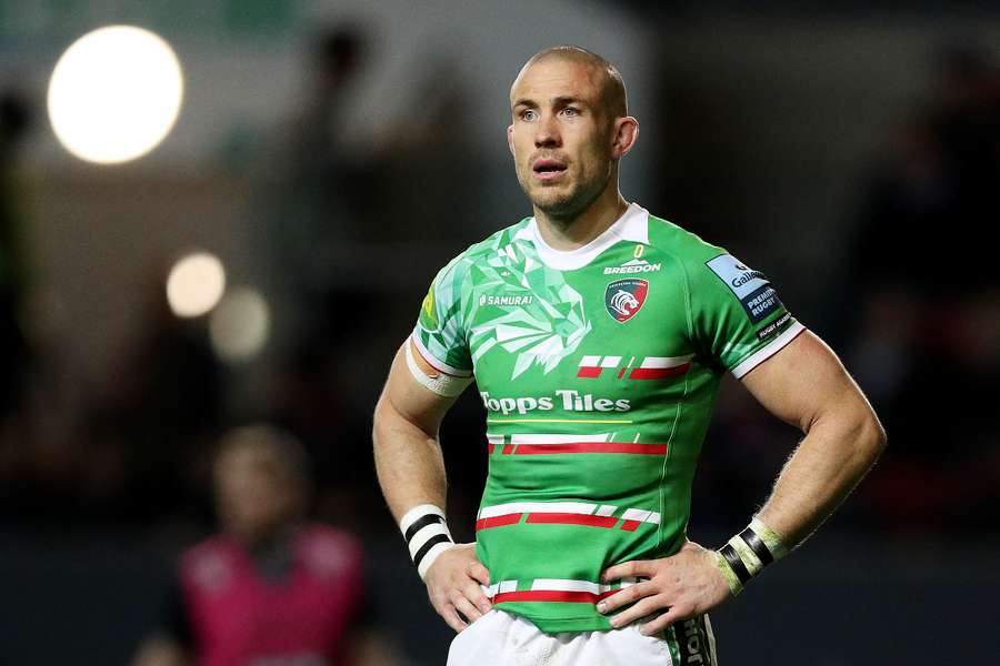 Leicester Tigers back Mike Brown was sent off during his side's defeat to Bristol Bears