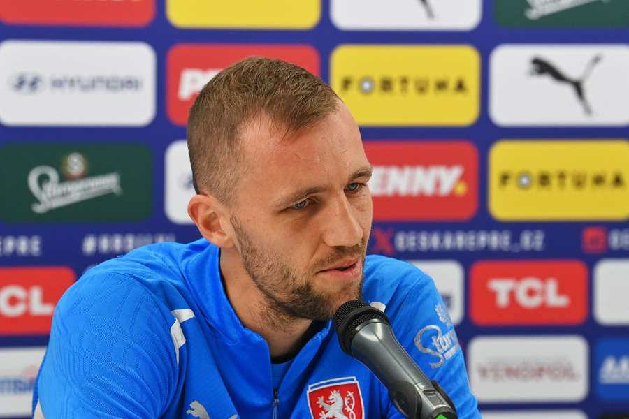 Český reprezentační kapitán Tomáš Souček Český reprezentační kapitán Tomáš Souček