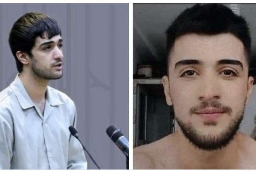 Mohamed Mehdi Karami (à esquerda) foi um dos dois concenados pelo alegado homicídio de Seyed Ruhollah Ajamian