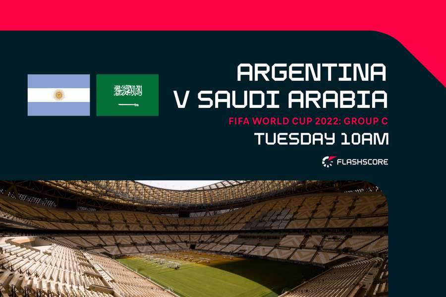 Argentina get their campaign underway against Saudi Arabia