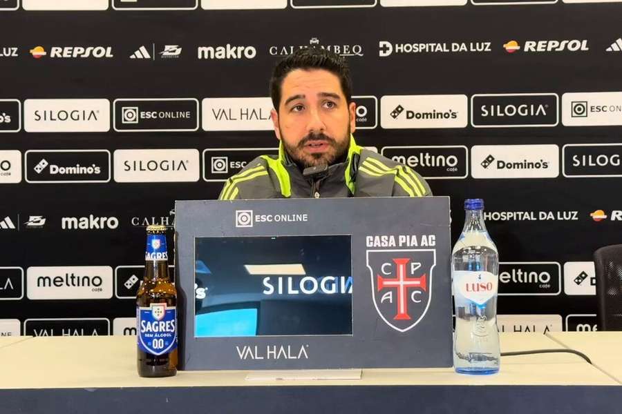 João Pereira, treinador do Casa Pia João Pereira, treinador do Casa Pia