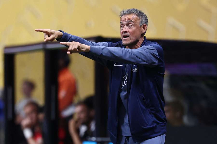 Luis Enrique face à l'Inter Miami.
