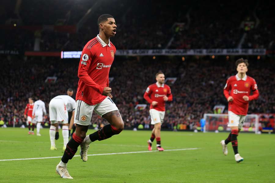 Marcus Rashford heeft zojuist de 2-0 gemaakt