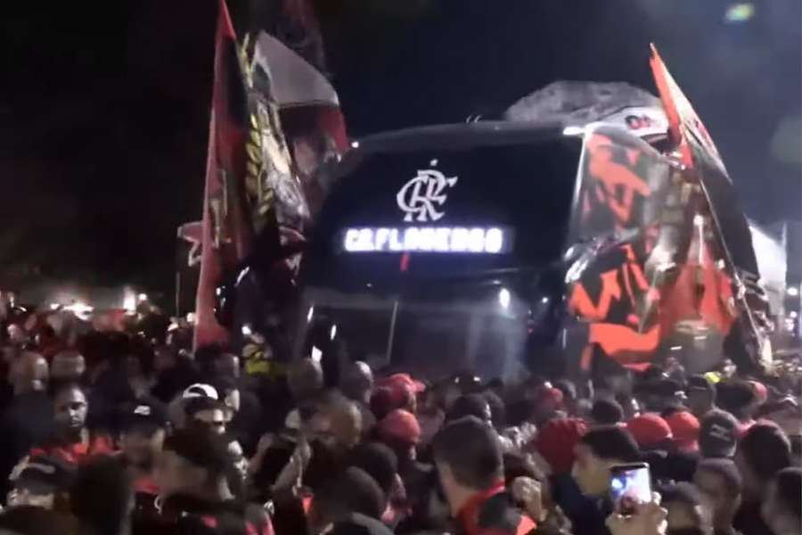 AeroFla no Galeão para Copa do Mundo de Clubes AeroFla no Galeão para Copa do Mundo de Clubes