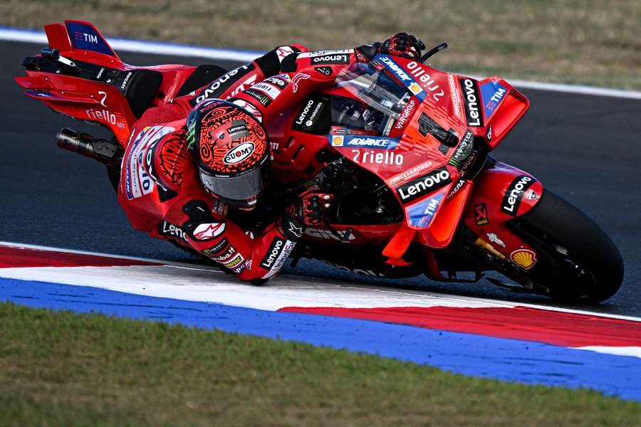 Bagnaia en essais libres.