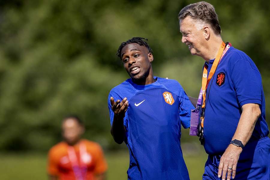 Frimpong zat tijdens het WK nog bij de selectie van Van Gaal