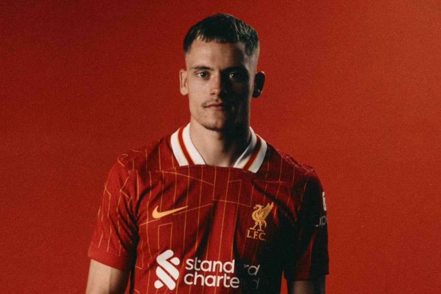 O novo meio-campista do Liverpool, Florian Wirtz