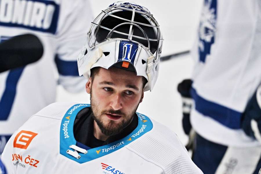 Kladenský gólman Adam Brízgala.