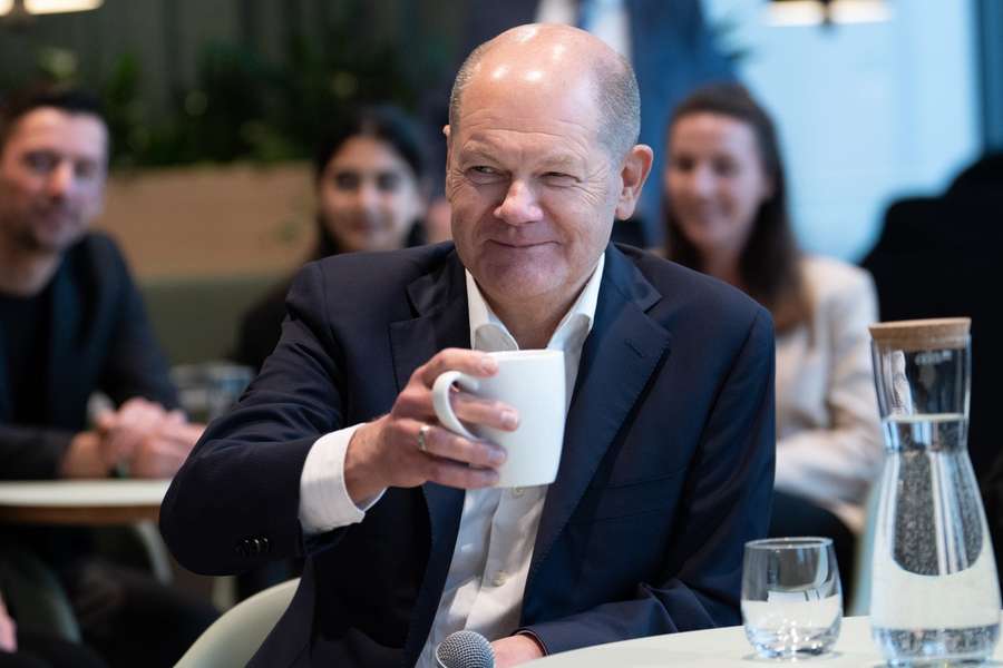 Olaf Scholz empfing am Freitag die U17-Weltmeister Deutschlands