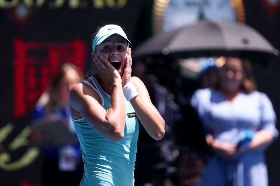 Linette couldn't quite believe her own performance