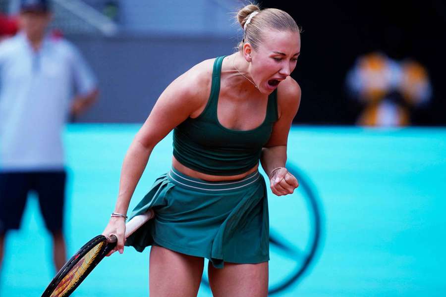 A tenista de 25 atinge melhor resultado da carreira