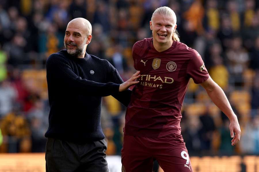 Trainer Pep Guardiola hat über die Geburt des Kindes seines Manchester City-Stürmers Erling Haaland informiert.