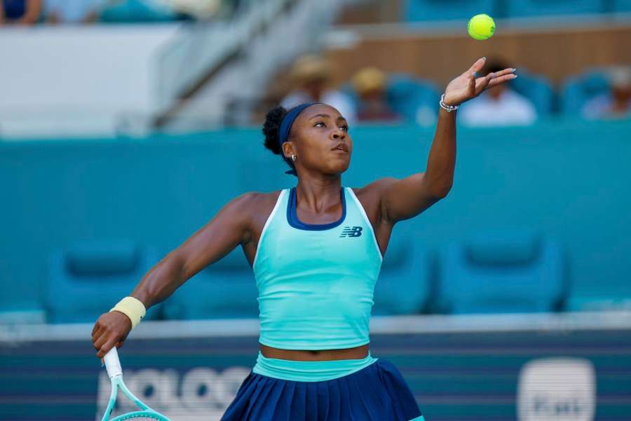 Coco Gauff dished out a double bagel to Sofia Kenin in Miami