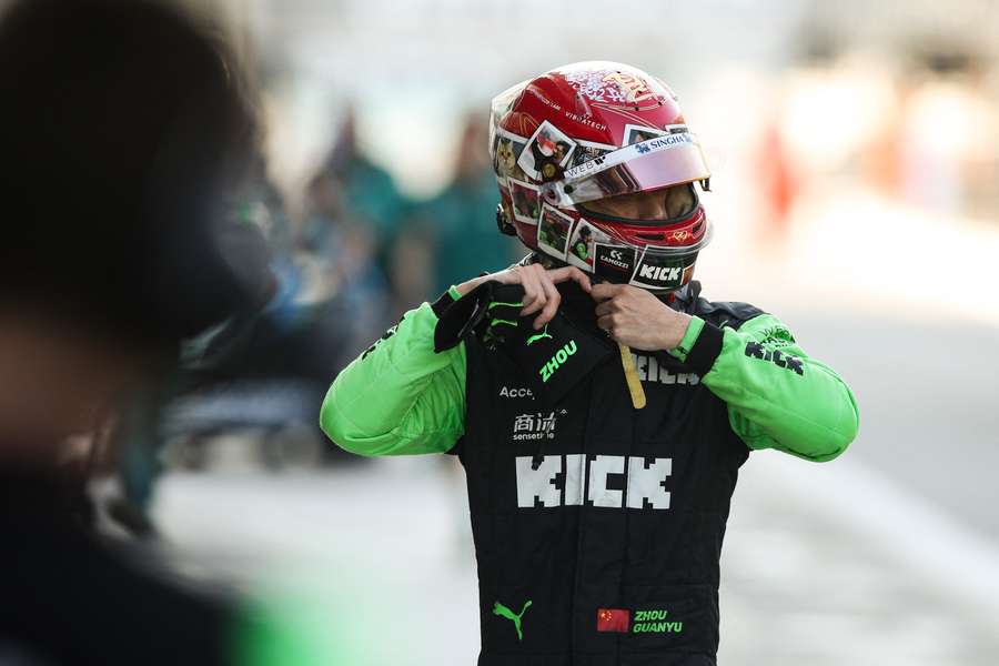 Zhou Guanyu lors de la saison dernière avec Sauber.