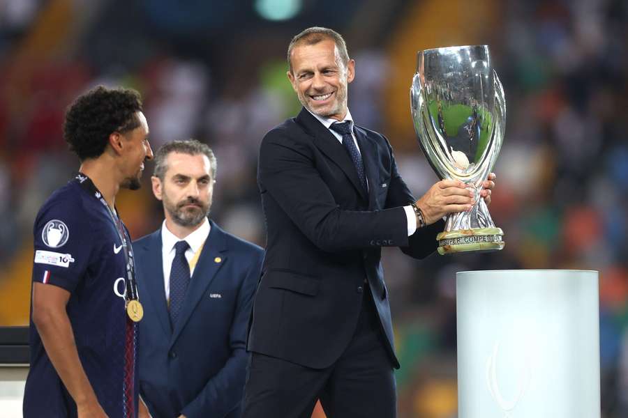 Prezident UEFA Aleksander Čeferin.