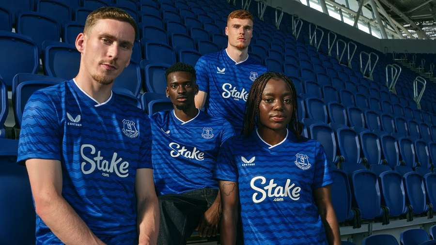 Domácí sada Evertonu.
