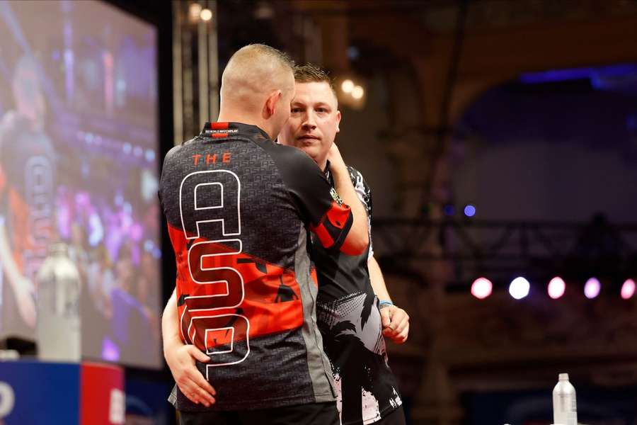 Nathan Aspinall defeated Chris Dobey in the quarter-finals of the World Matchplay darts