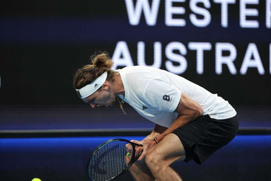 Zverev no saltó a pista en Perth.