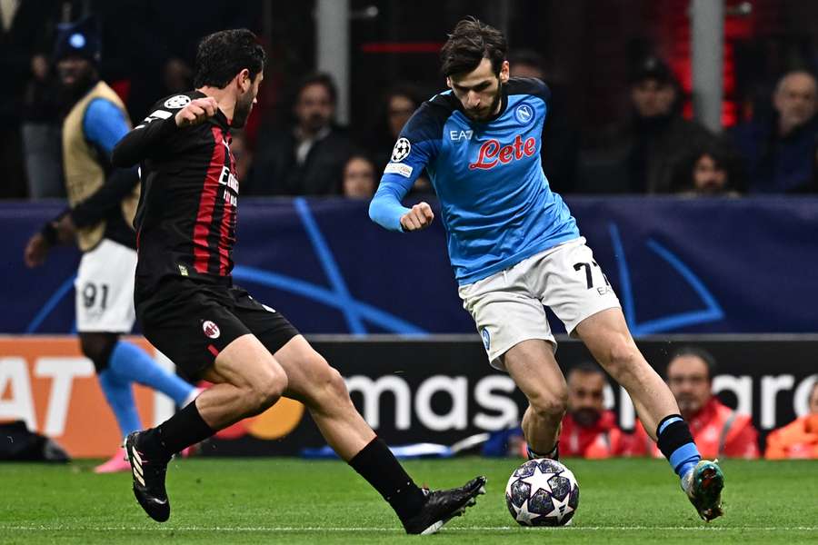 Ismael Bennacer earns AC Milan slender win over 10-man Napoli in Champions  League quarter-finals