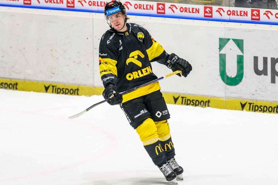 Joni Ikonen při prvním utkání za Litvínov.