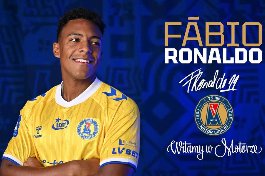 Fabio Ronaldo w Motorze Lublin. Portugalczyk podpisał z polskim klubem kontrakt na dwa lata
