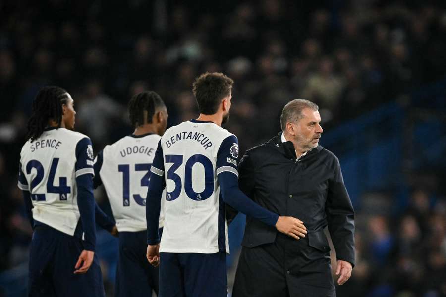 Ange Postecoglou après la défaite de Tottenham jeudi soir.