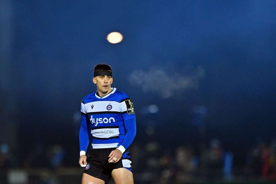 Redpath in action for Bath earlier in the season