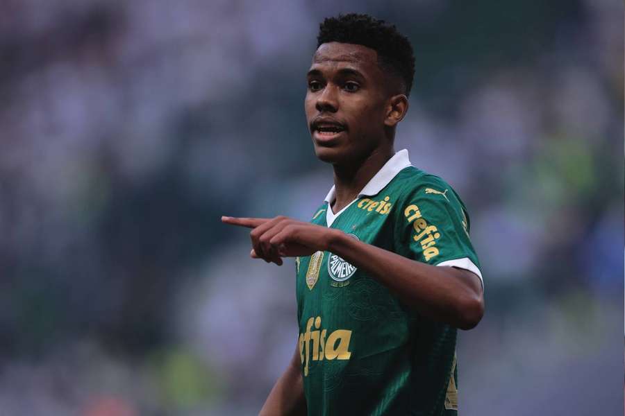 Estevao, jugador de Palmeiras