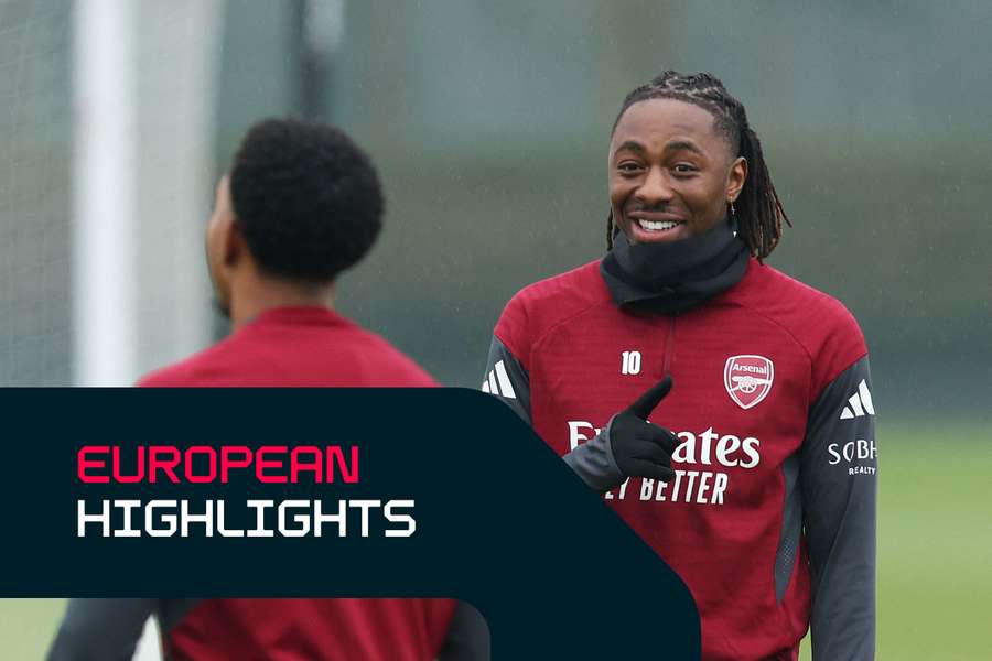 Eze in training ahead of clash