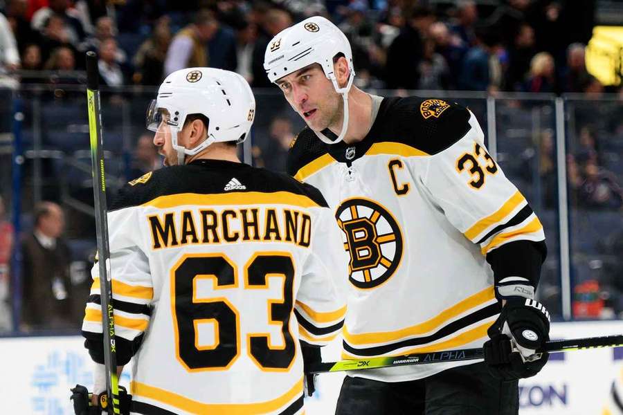 Marchand hrál s Chárou v Bostonu. Marchand hrál s Chárou v Bostonu.