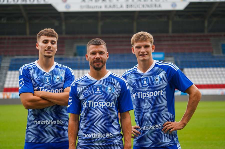 Nové domácí dresy SK Sigma Olomouc.