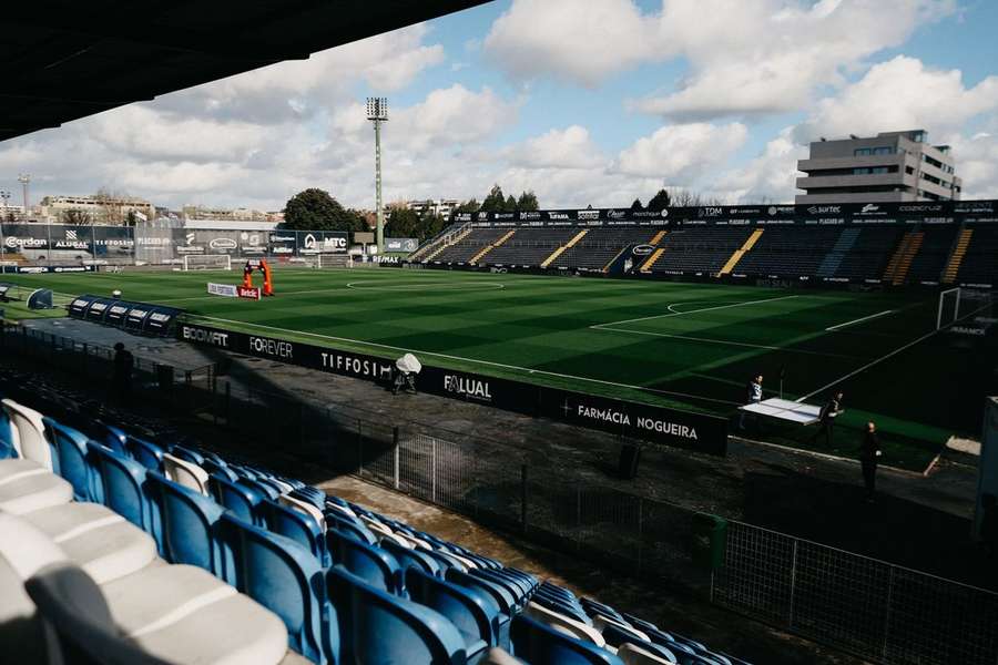 O atual estádio do Famalicão