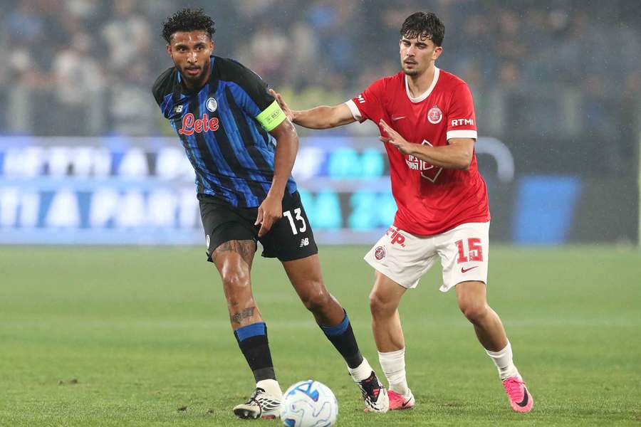 Un'azione del match
