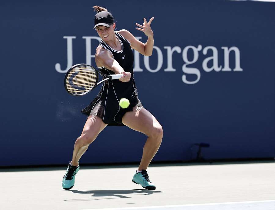 Lilli Tagger bei ihrem ersten Auftritt im US-Open-Hauptfeld Lilli Tagger bei ihrem ersten Auftritt im US-Open-Hauptfeld
