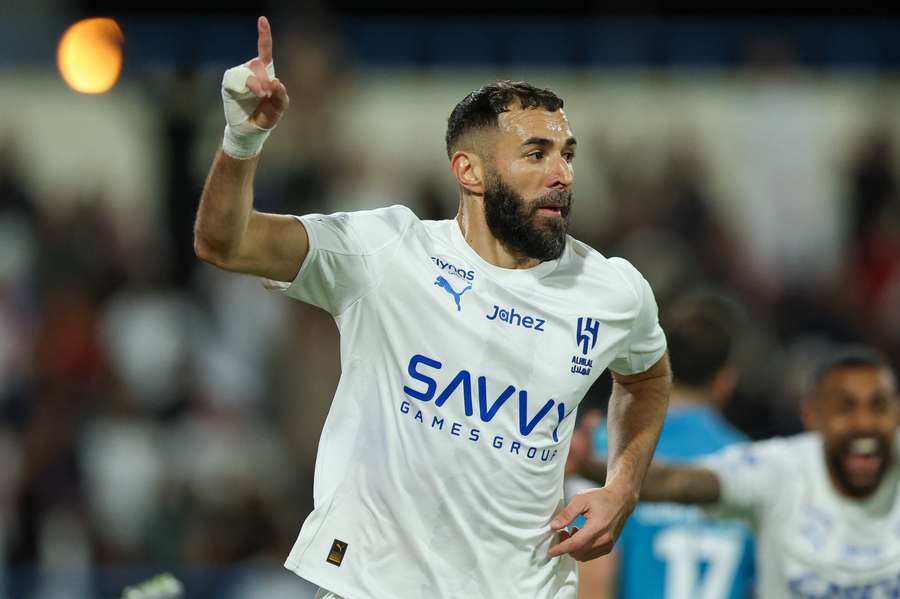 Karim Benzema teve grande estreia no Al-Hilal