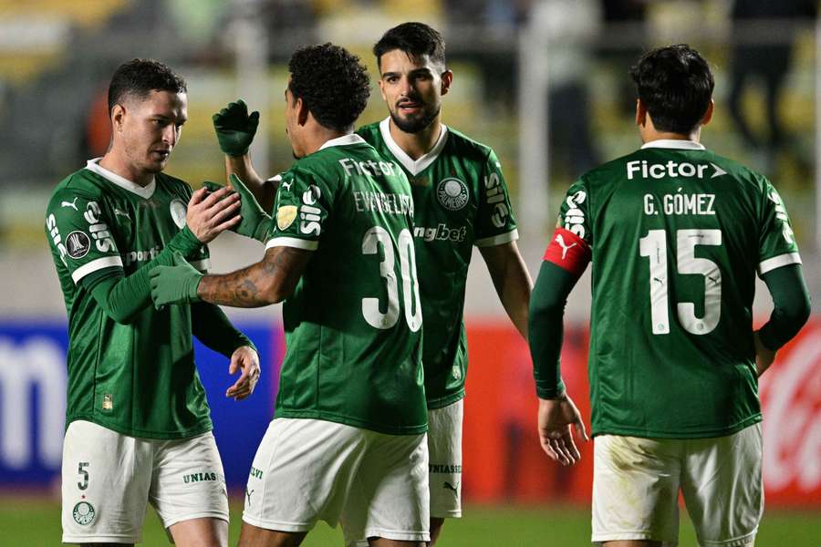 Palmeiras celebra su victoria